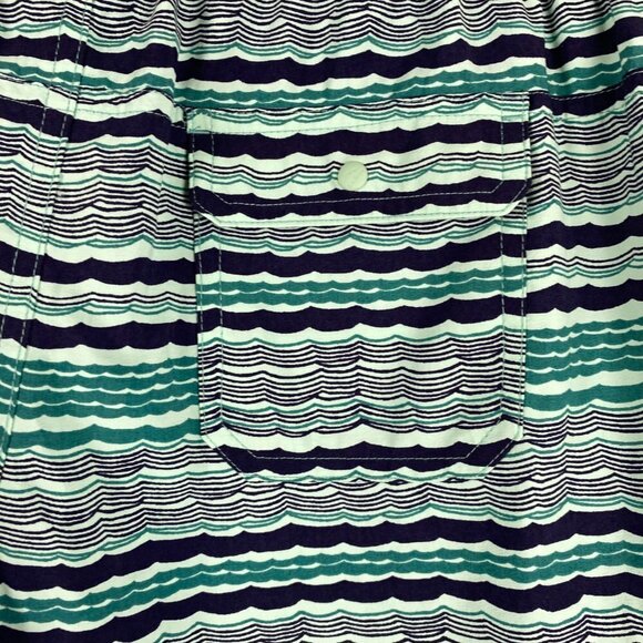 L.L. Bean Packable Stowaway Shorts Women's Small Print Beach Wave NWT SW-1757 - Picture 6 of 14